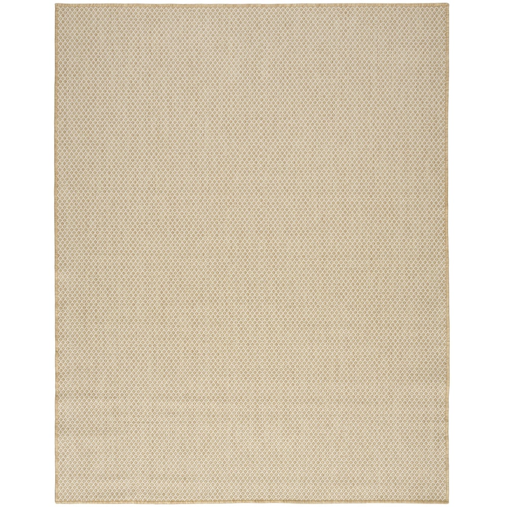 Nourison Courtyard Indoor/Outdoor Modern Geometric Area Rug