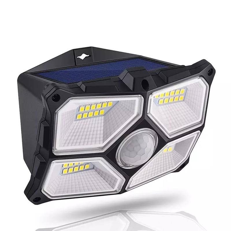 Solar Motion Sensor Lights Outdoor – IP65 Waterproof LED Wall Lights for Yard, Fence, Garage, Driveway - N/A - 1 Light