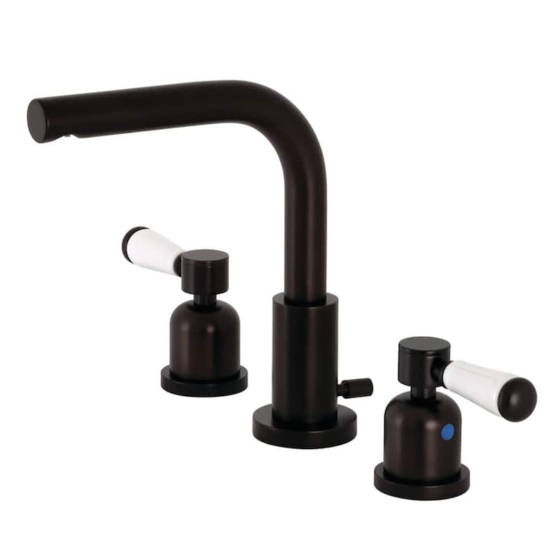 Kingston Brass Paris 1.2 GPM Widespread Bathroom Faucet with Pop-Up - Oil Rubbed Bronze