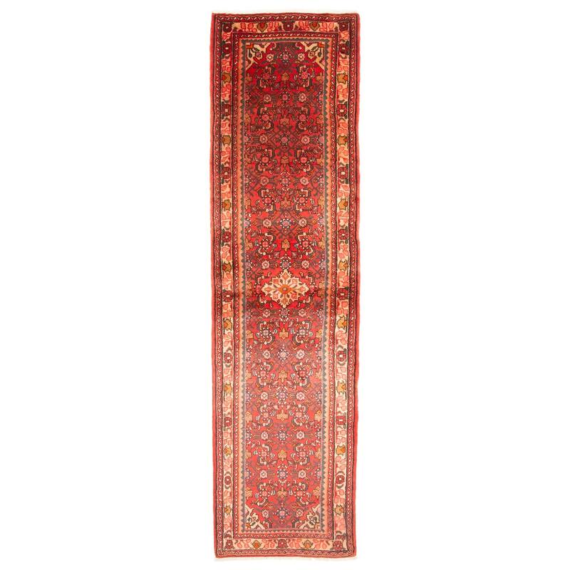 ECARPETGALLERY Hand-knotted Andelz Red Wool Rug - 2'7 x 9'9