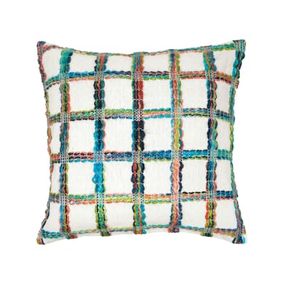 22" x 22" Mimi Geometric Decorative Throw Pillow