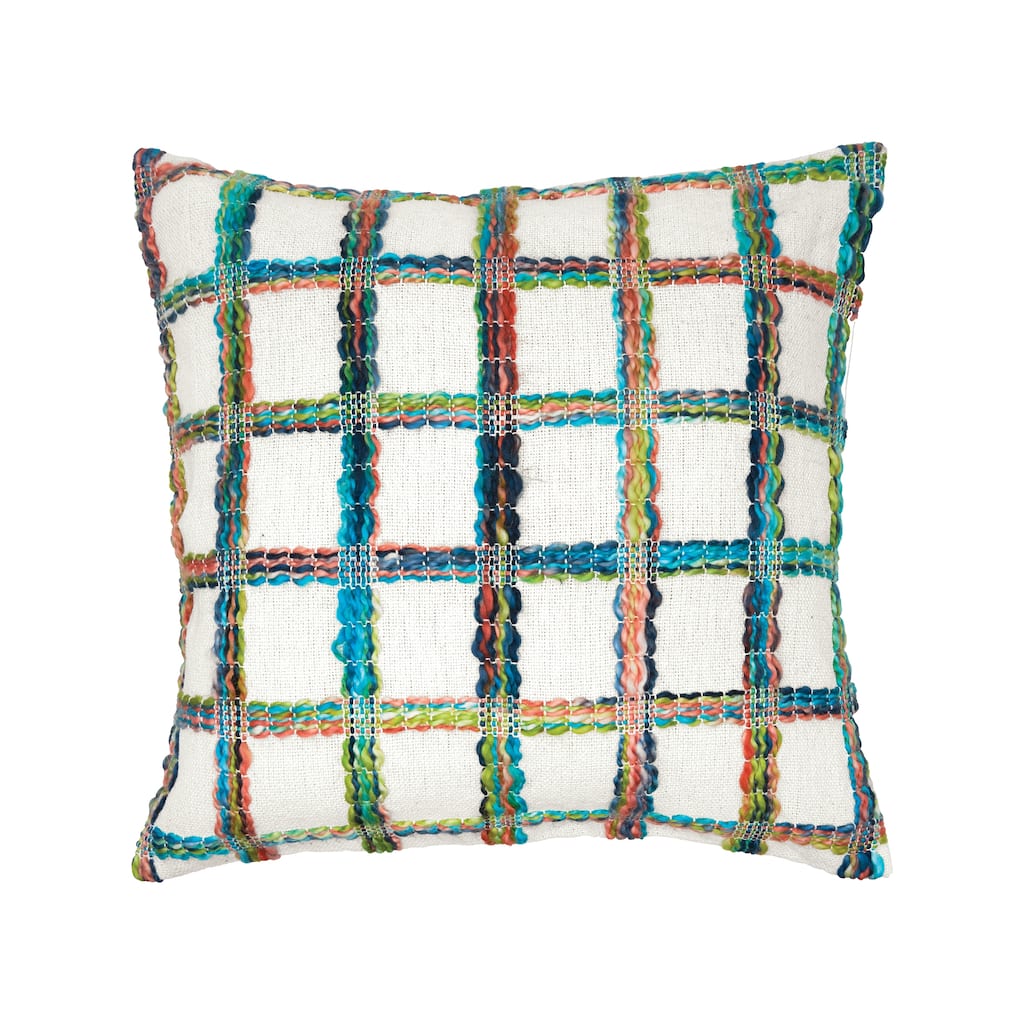 22" x 22" Mimi Geometric Decorative Throw Pillow