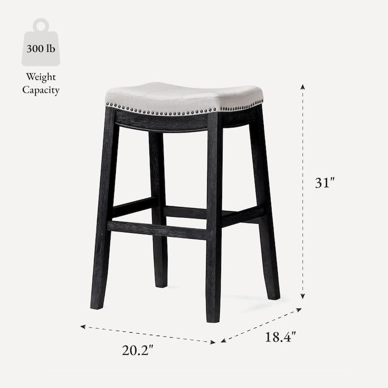 Maven Lane 31" Sophia Backless Bar Height Kitchen Stool