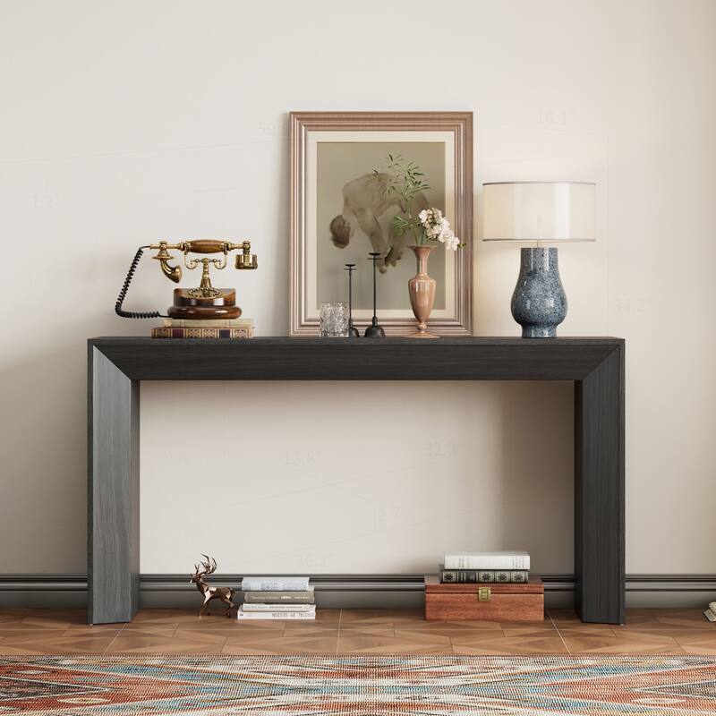 Versatile Elegant Console Table with Quality Wood Veneer