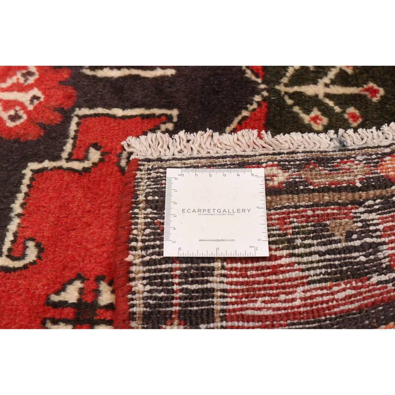 ECARPETGALLERY Hand-knotted Andelz Red Wool Rug - 3'5 x 4'11