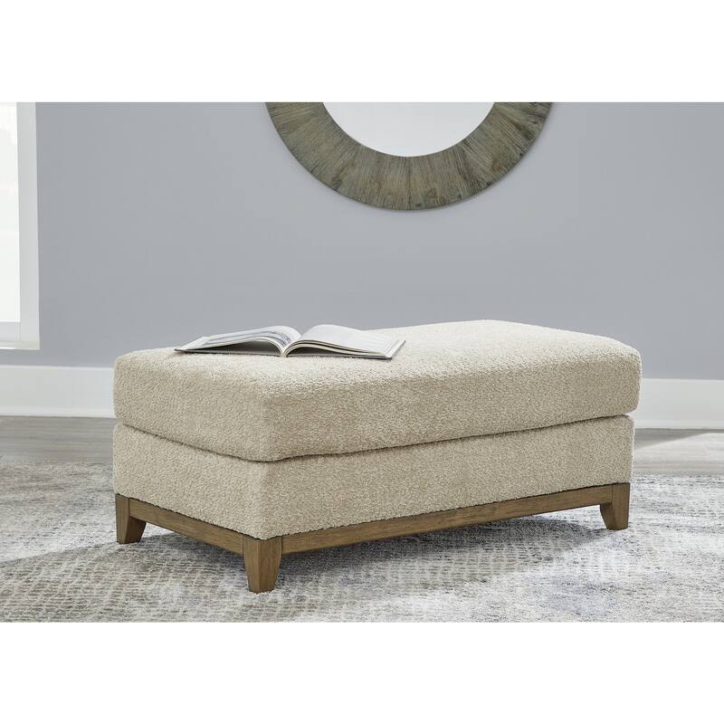 Signature Design by Ashley Parklynn Desert Ottoman - 44"W x 25"D x 18"H - Desert
