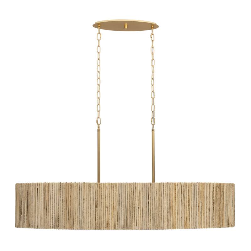 Varaluz Jacob's Ladder 6-Light Linear Pendant - French Gold
