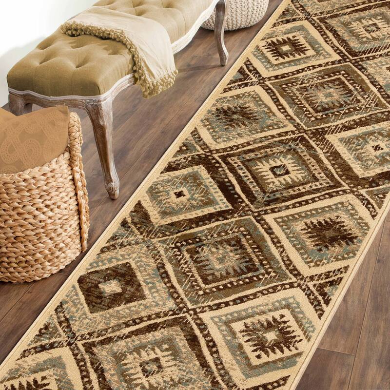 Superior Farmhouse Southwestern Power-Loomed Indoor Area Rug