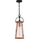preview thumbnail 2 of 6, Carolina 1-Light Aged Copper Outdoor Hanging Lantern