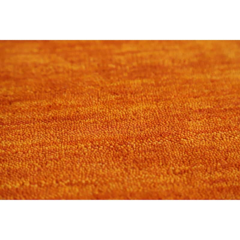Hand Knotted Oriental 100% Wool Carpet Tribal Animal Pictorial Oranges & Rust Gabbeh Area Rug - 5' 10'' X 4' 1''