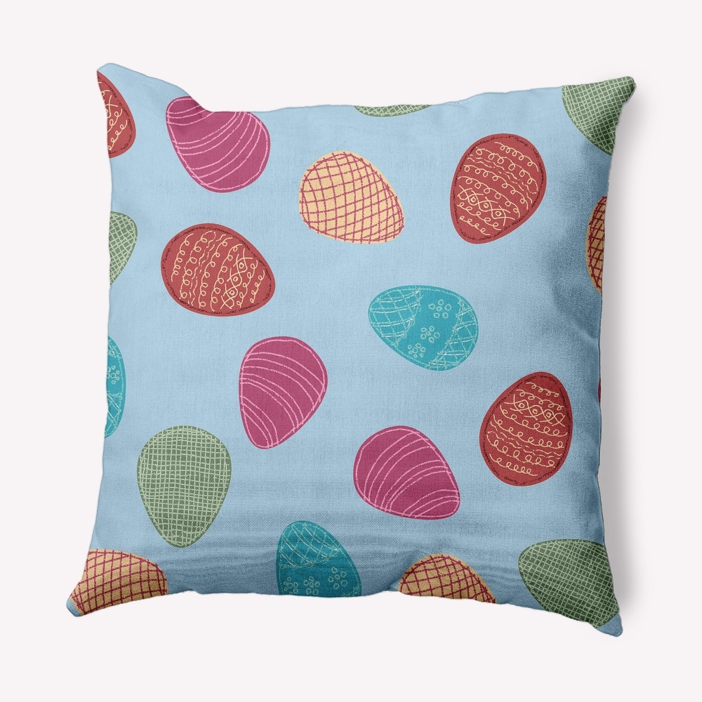 Egg Hunt Easter Decorative Throw Pillow