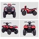 preview thumbnail 2 of 7, 12V Kids Electric ATV Quad with LED Headlights, AUX/USB Ports, and Twin Motors