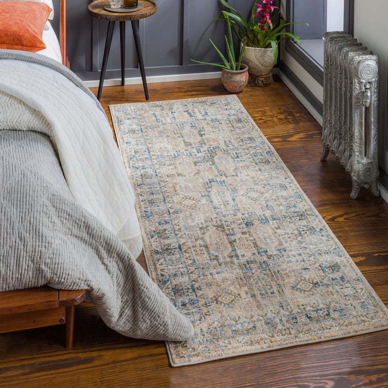 Livabliss Mirai Traditional Area Rug - Tan - 2'7" x 10' Runner