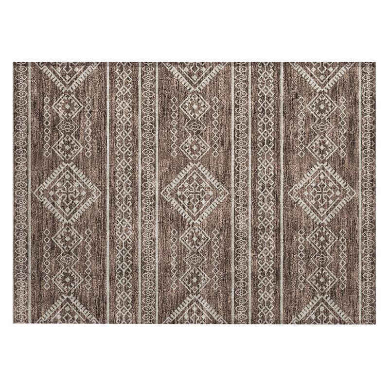 Machine Washable Indoor/ Outdoor Chantille Moroccan Boho Rug