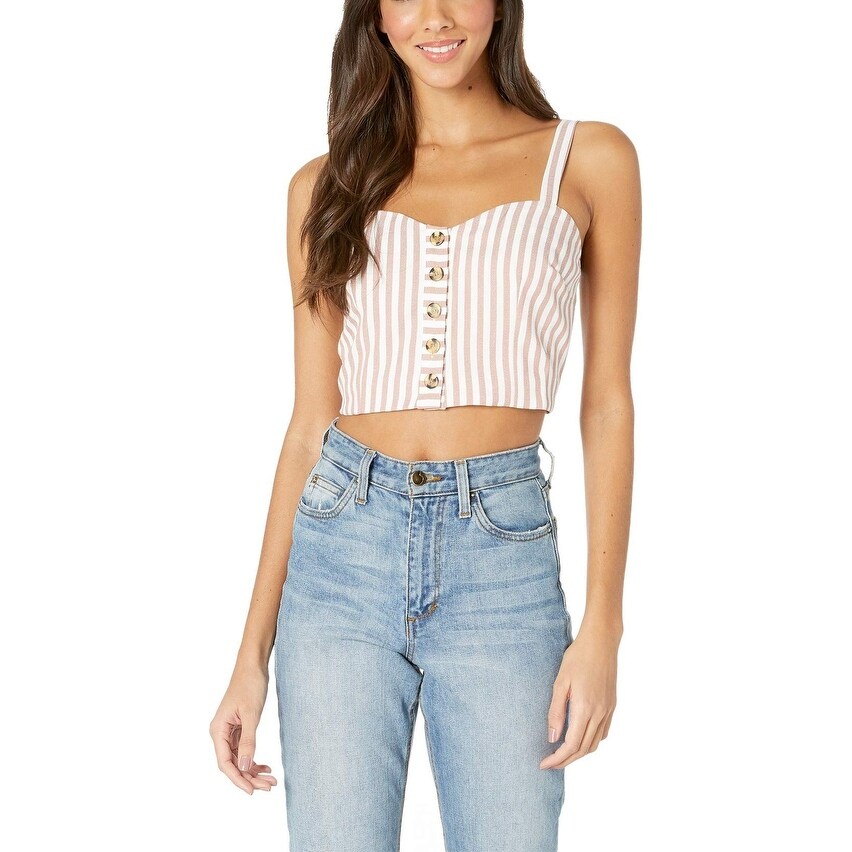 Shop Bishop Young Women S White Size Small S Striped Button Down