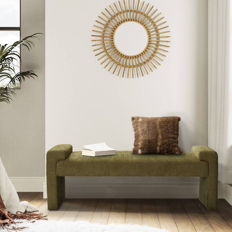 HULALA HOME Roland Modern 58.5''W Upholstered Bedroom Bench
