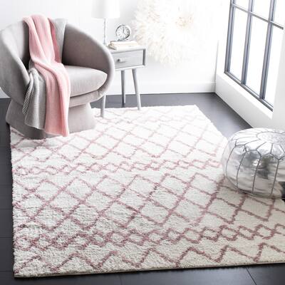 SAFAVIEH Berber Shag Janette Moroccan 1.25-inch Thick Rug