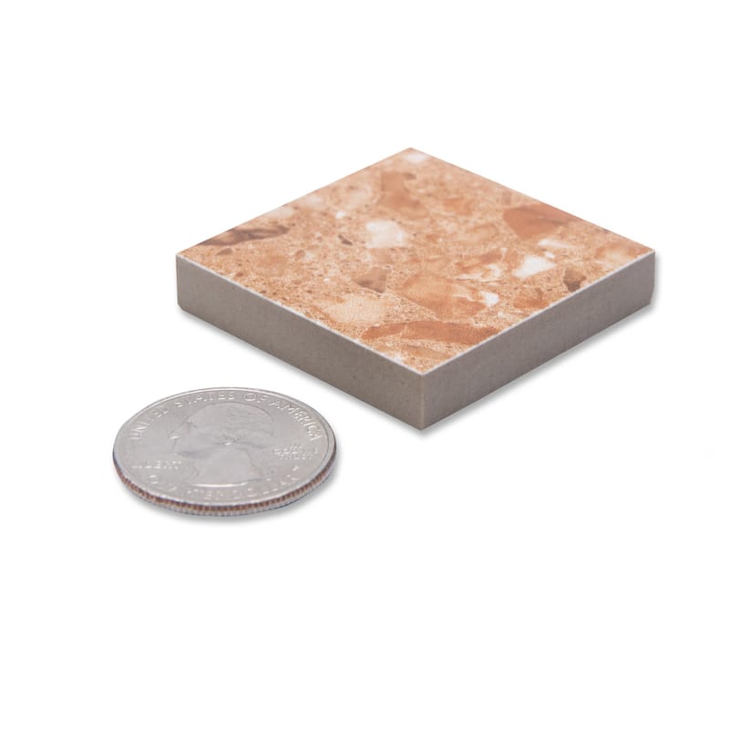 Merola Tile Riviera Taco Rojizo 1-5/8" x 1-5/8" Porcelain Floor and Wall Tile - Case (25 Tiles)