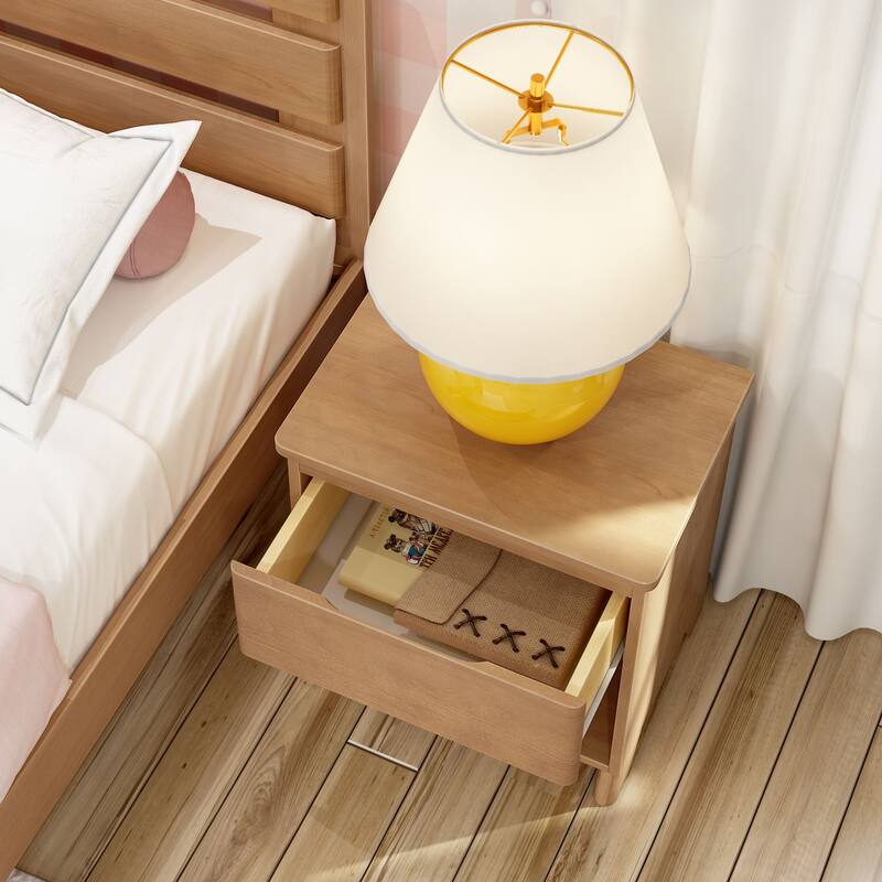 Max and Lily Farmhouse Nightstand with 1 Drawer
