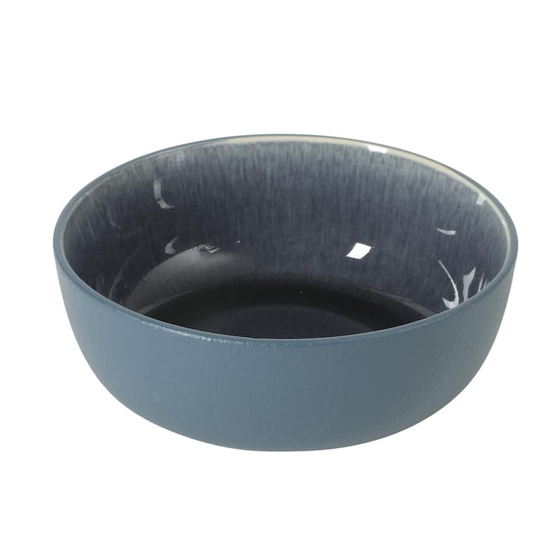 Gibson Elite Tahoe Sunset 12 Piece Stoneware Reactive Glaze (Service for 4) Ceramic Plates and Bowls Dinnerware Set