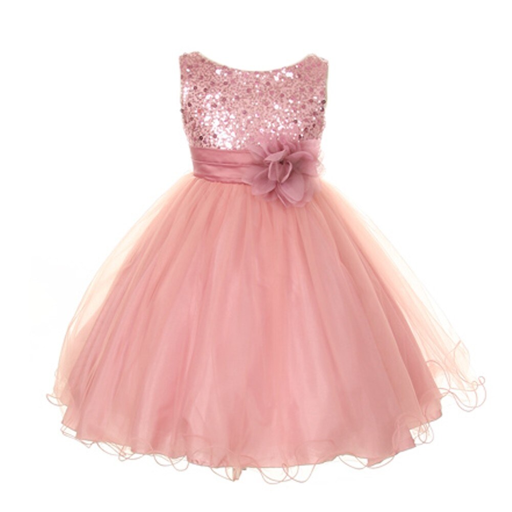 rose dress for kids