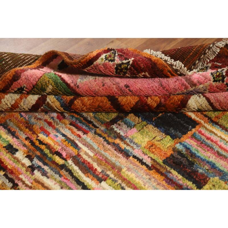 Moroccan Tribal Oriental Area Rug Handmade Bedroom Wool Carpet - 5'8" x 7'11"