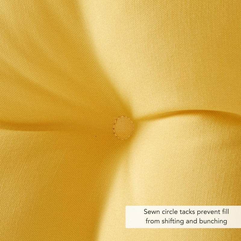 Sunbeam 51-inch Outdoor Yellow Bench Cushion (Cushion Only)