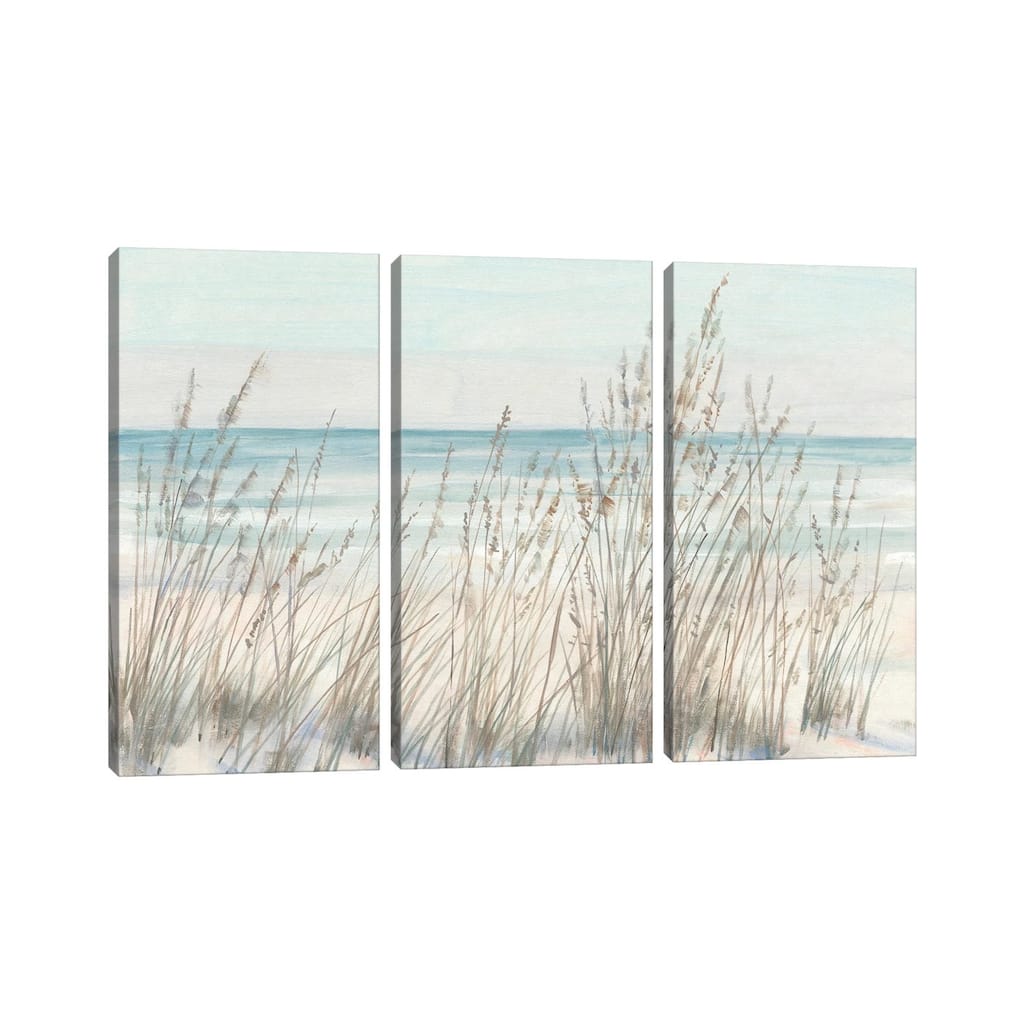 iCanvas "Beach Grass II" by Tim OToole 3-Piece Canvas Wall Art Set