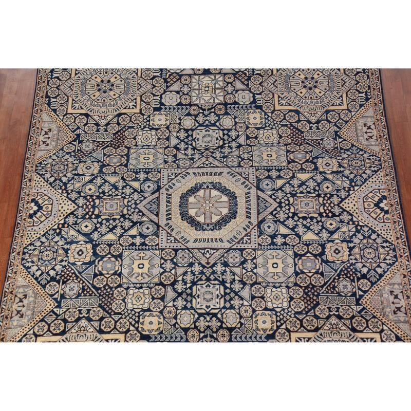 Vegetable Dye Ziegler Oriental Rug Handmade Wool Carpet - 7'9"x 9'9"