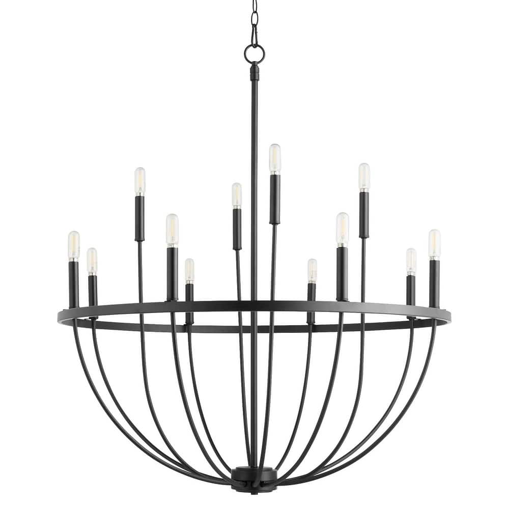 Quorum International 6374-12 Tribute 12 Light 34" Wide Ring Chandelier