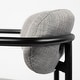 preview thumbnail 19 of 33, Parker Brown Faux-Leather Seat with Gold Metal Frame Bar Stool