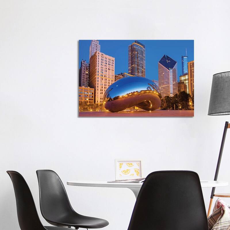 iCanvas "Cloud Gate, The Bean, Millennium Park " by Susanne Kremer Canvas Print - 26x40x1.5