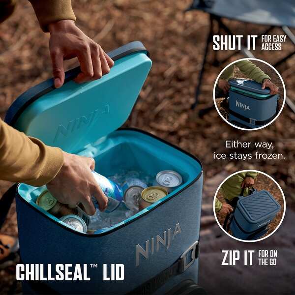 Ninja Outdoor FrostVault Go 36-Can Soft Cooler with Cold Dry Zone