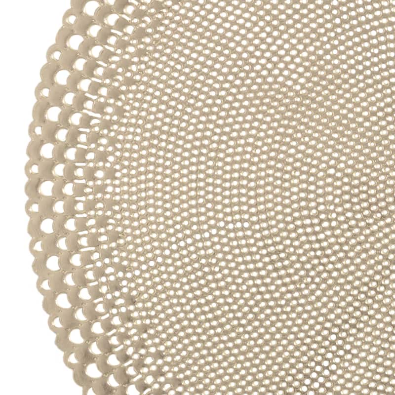 Home Details 4 Pack Round Saturn Laser Cut Placemat