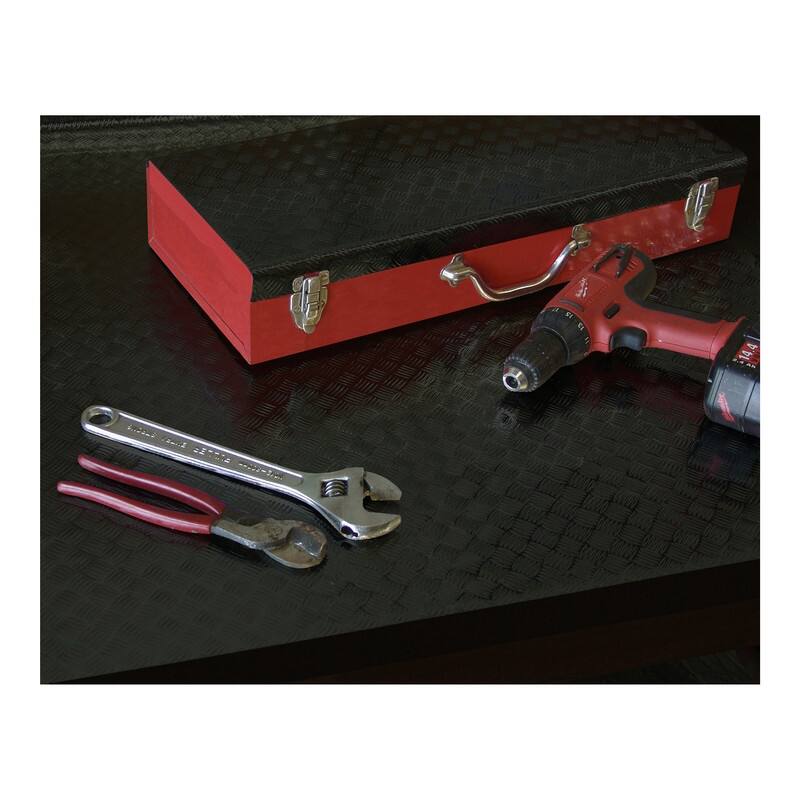 DC Fix Black Diamond Plate Adhesive Film - 59.1in x 17.7in x 0.025in