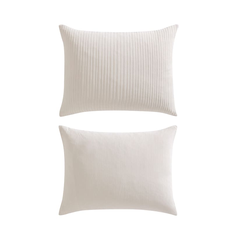 Vera Wang Chenille Beige Reversible Comforter Set