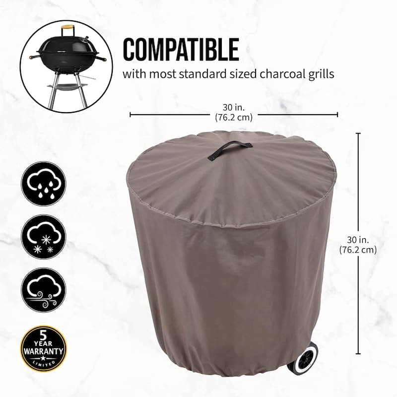 Hoan BBQ Round Grill Cover - 30 In