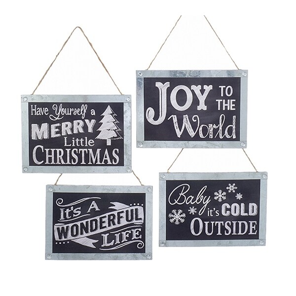 Shop Merry Christmas Joy Baby Its Cold Wonderful Life Chalk Board