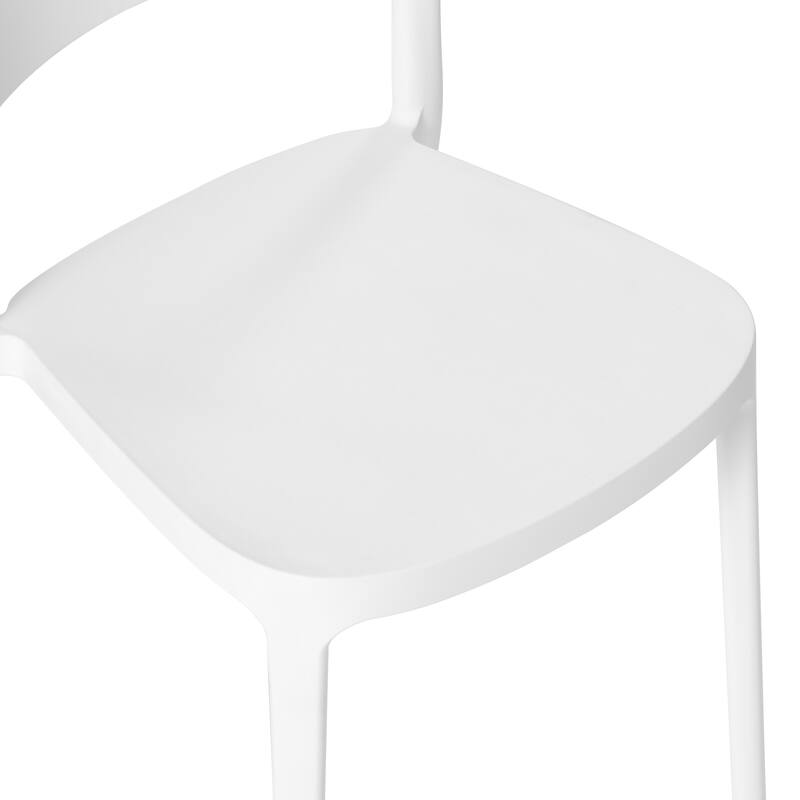 Frond and Form Outdoor Stacking Dining Side Chair (Set of 4)