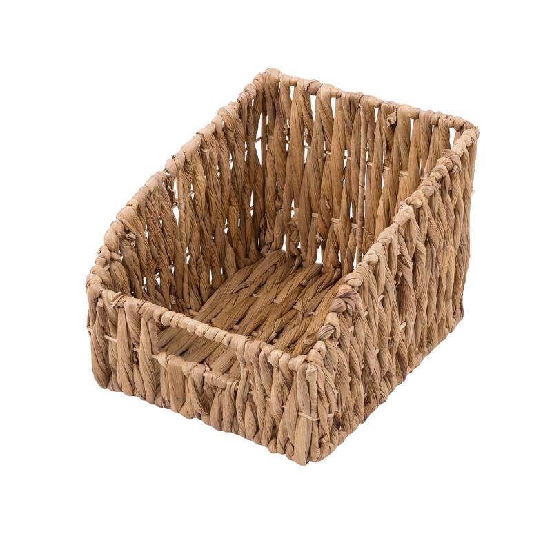 HoneyCanDo Natural Wicker Open Storage Baskets (Set of 2) On Sale