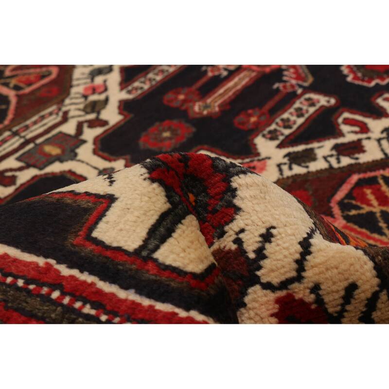 ECARPETGALLERY Hand-knotted Konya Anatolian Navy Wool Rug - 3'7 x 10'2