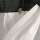 Lush Decor Linen Button Window Curtain Valance - 18" x 52"  - Black/White