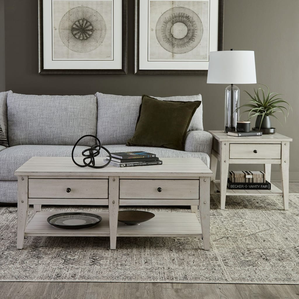 Liberty Furniture Lake House Cocktail Table, End Tables - Various Options