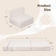 preview thumbnail 16 of 48, DoCred Kids Folding Sofa, Convertible Floor Mattress, Bed, Play Couch