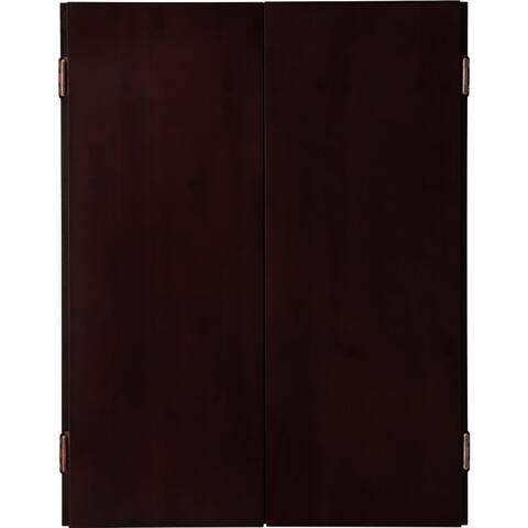 Viper Metropolitan Solid Pine Dartboard Cabinet with Mahogany finish / Model 40-0403