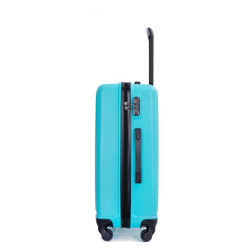 Luggage Sets Wear-Resistance Lightweight Suitcase Spinner Wheels, 3 Piece Hardside Suitcase with Two Hooks and TSA Lock