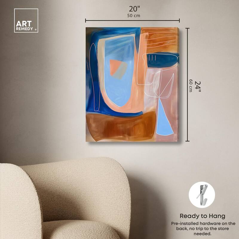 An Abstract Oil II Canvas by Art Remedy, Gallery Wrapped