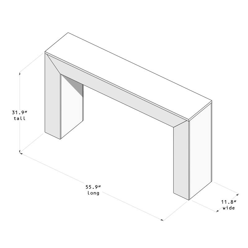 Plank and Beam Grande Console Table - 56"