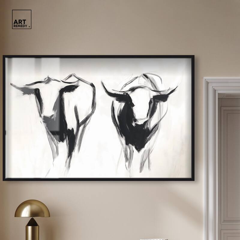 Bovine I Shadowbox by Art Remedy