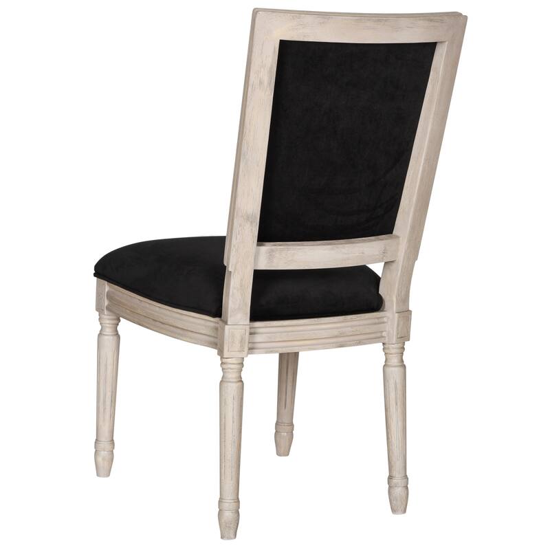 SAFAVIEH Sharen Rectangular Dining Chair (Set of 2). - 20"W x 24"D x 38"H